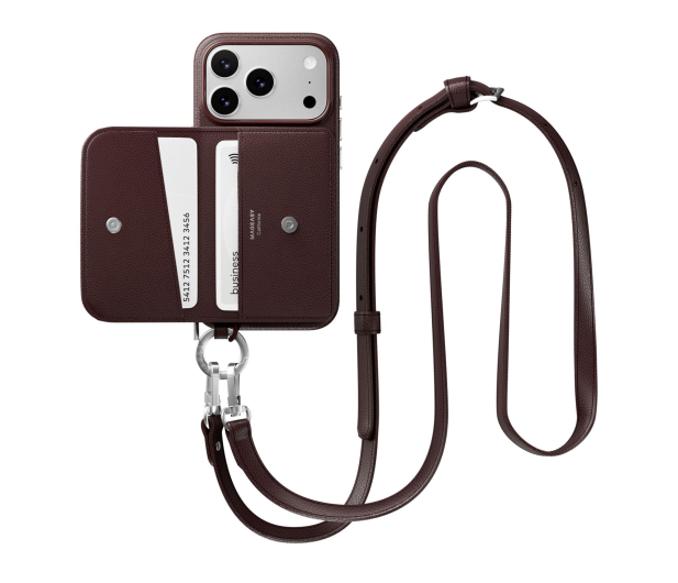 MAGEASY Pouch M do iPhone 17 Pro (Burgundy/Burgundy ) - 1416045 - zdjęcie 2
